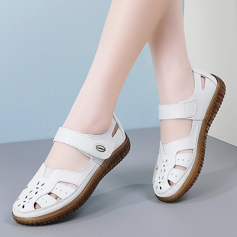 35-42 Dámské Letní Nadměrné Velikosti Prodyšné Módní Děrované Boty Ležérní Dámské Boty Sandály Zahradní Boty