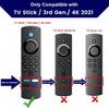 2-Pack Glowing Green + Glow Blue Remote Cover for Amazon Fire TV Stick 4K Select, 4K Plus, HD, 3rd Gen., 4K Remote Controls,   Lanyard, GITD!