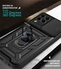 For Samsung Galaxy A12 Case Shockproof Metal Magnetic Ring Armor Phone Cases For Samsung A12 A 12 GalaxyA12 Lens Protect Cover