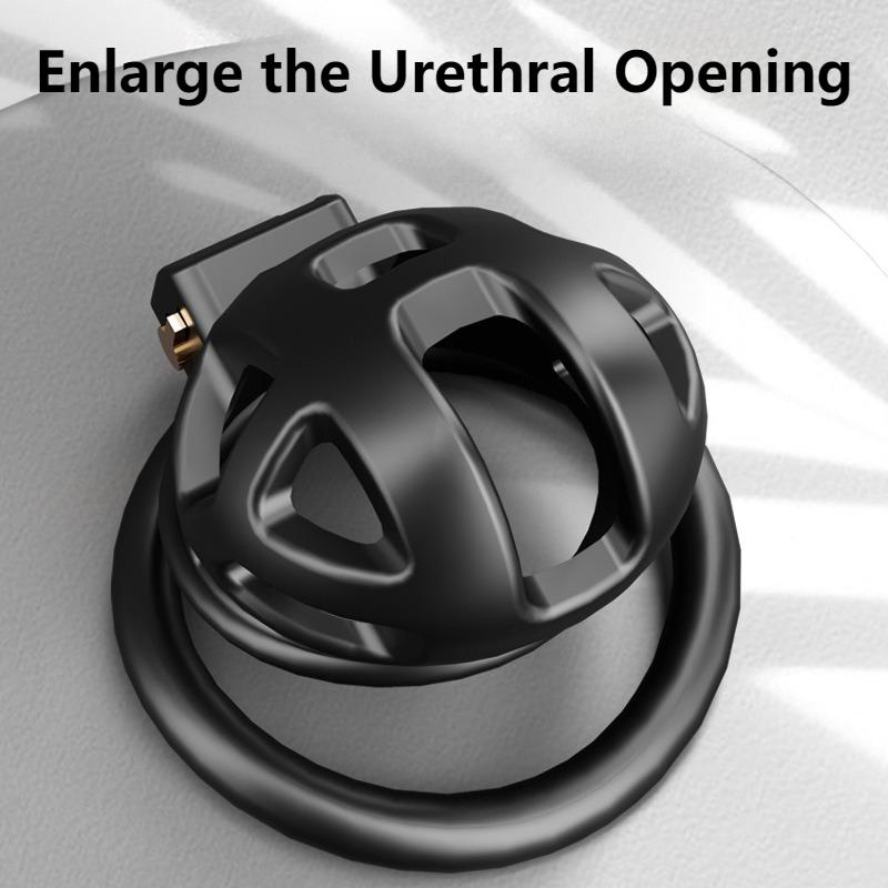 Male Chastity Cage with 4 Size Rings SM Penis Restraint Lock Cage for Man Penis Exercise Training Bondage Adult Sex Toy Birdcage