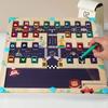 Children Magnetic English Letters Find Car Parking  Maze Learning Education Toys Color Matching Montessori Toys Wooden Toys