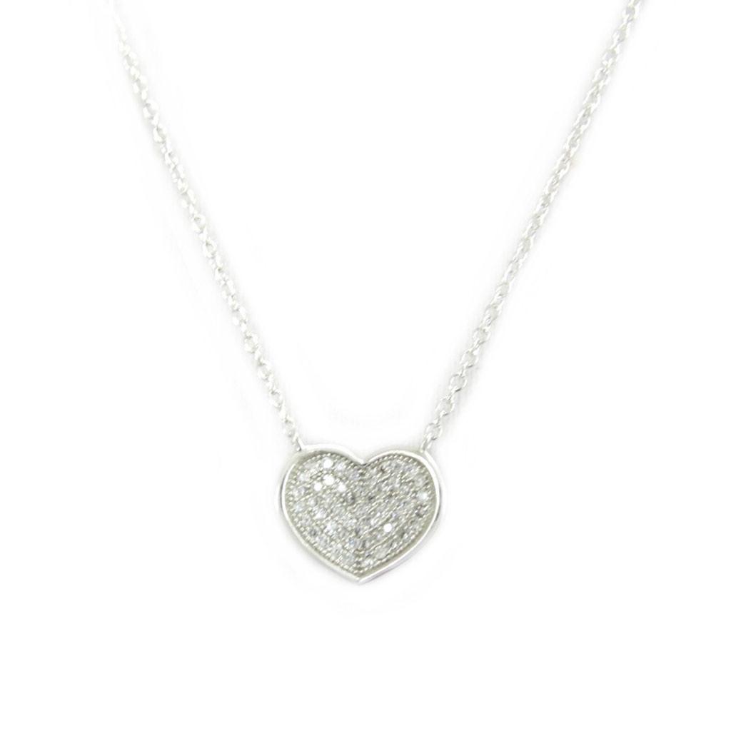 Les Trésors De Lily [L7238] - Collier Argent 'Love' blanc