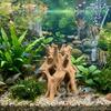 3D Printed Aquarium Fish Shelter Plastic Tree Root Caves Fish Resting Place  Terrarium Decor