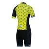 Unisex Quick-Dry Short-Sleeve Cycling Bodysuit Mountain Bike Downhill Trail Riding Outdoor Sport