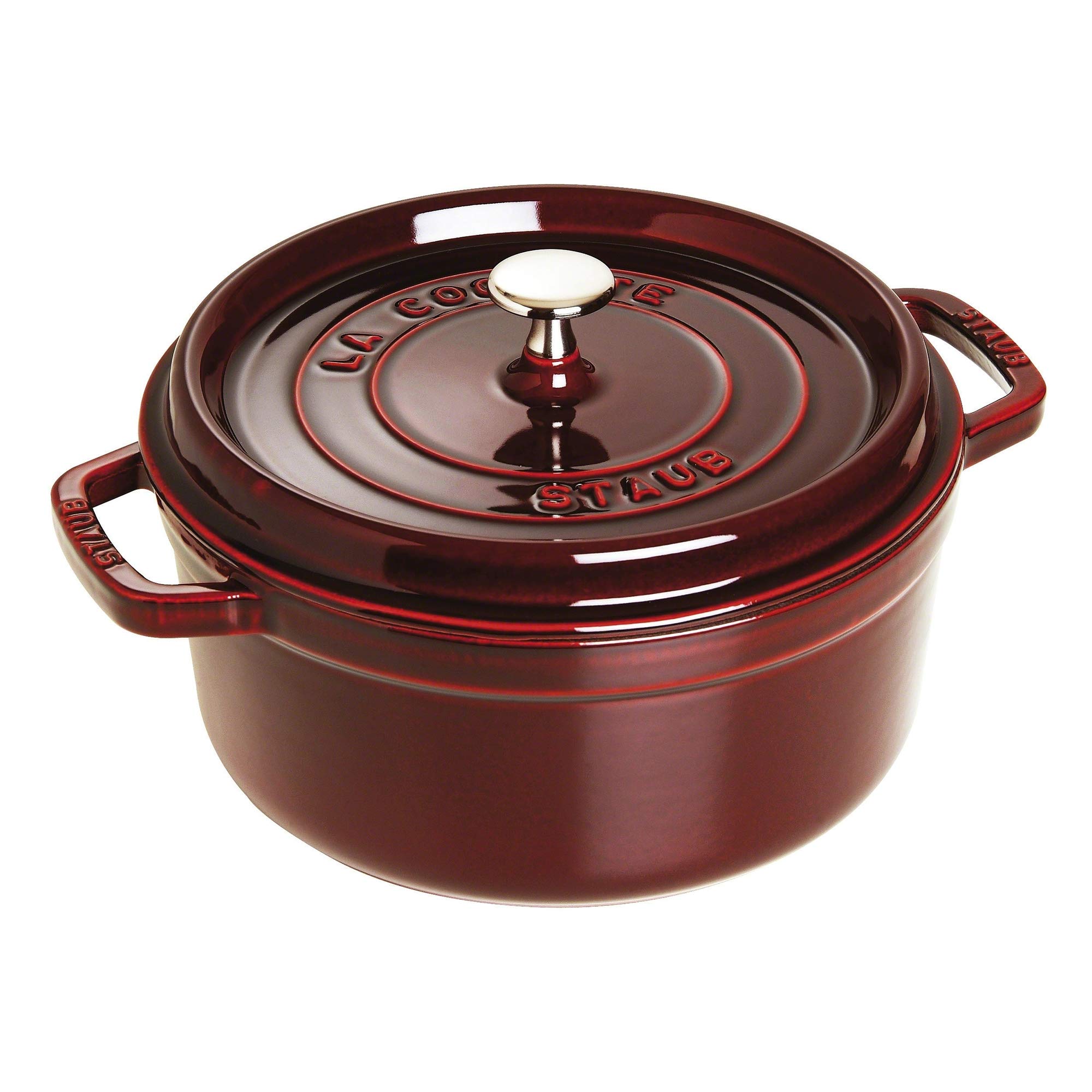 

Staub 4 Quart Cocotte Round 4 qt Purple 1102487 фіолетовий