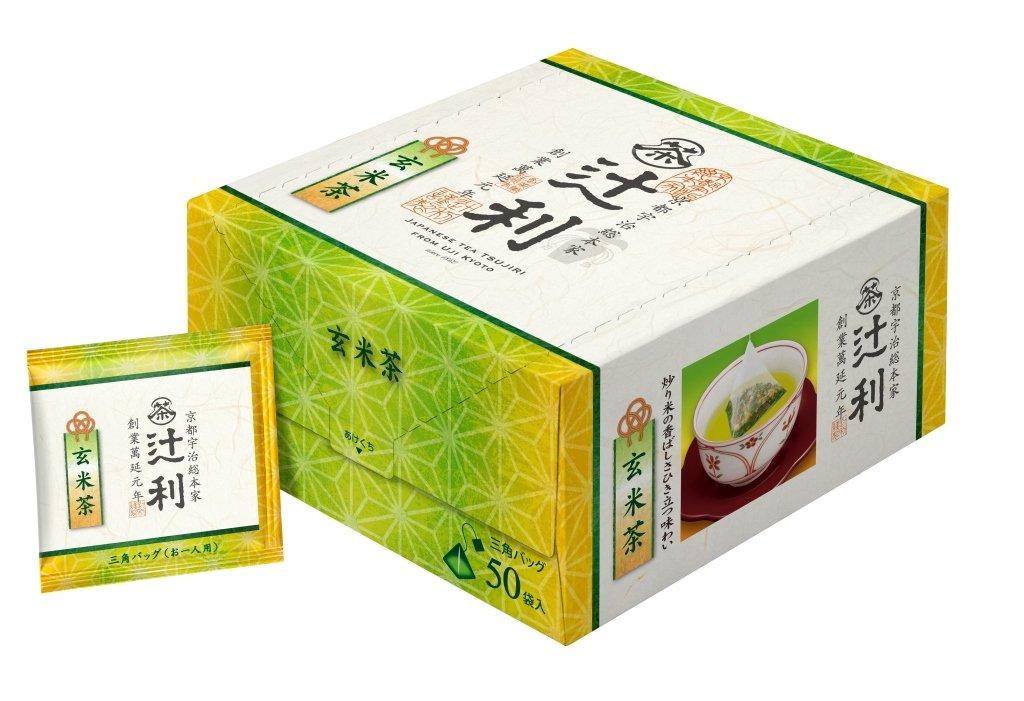 

Tsujiri Triangular Bag Genmaicha Rice 50P (Brown Tea)