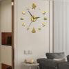 Modern Silent Digital Wall Clock - Christmas Décor for Living Room or Bedroom