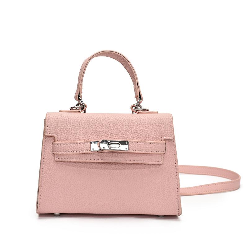 Hand Carry Fashionable Small Square Bag Women's 2025 Spring New Simple Casual Shoulder Bag High-end Trendy Messenger Bag