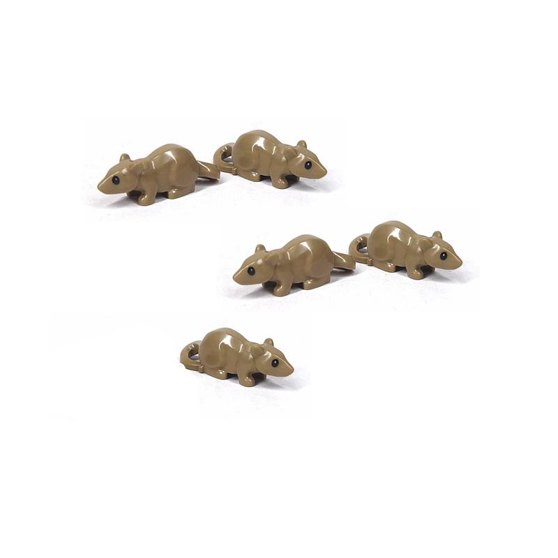 5 Stück/Set Tiere Niedliche Katze Schwein Schlange Figuren DIY Bausteine Spielzeug für Kinder Geschenke Spielzeug Buntes Tier 38801 13786 1410pb01