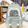 Cute little fresh schoolbag for female junior high school students, high , lightweight and large capacity travel backpack, versatile student backpack.