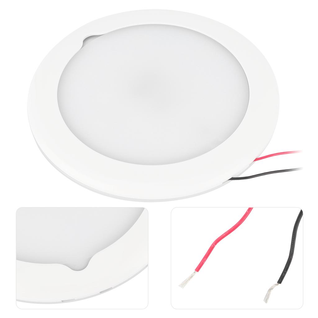 5.9in Roof Ceiling Light Touch Dimming Adjustable Interior Lamp IP67 Waterproof for Marine Ship RV
