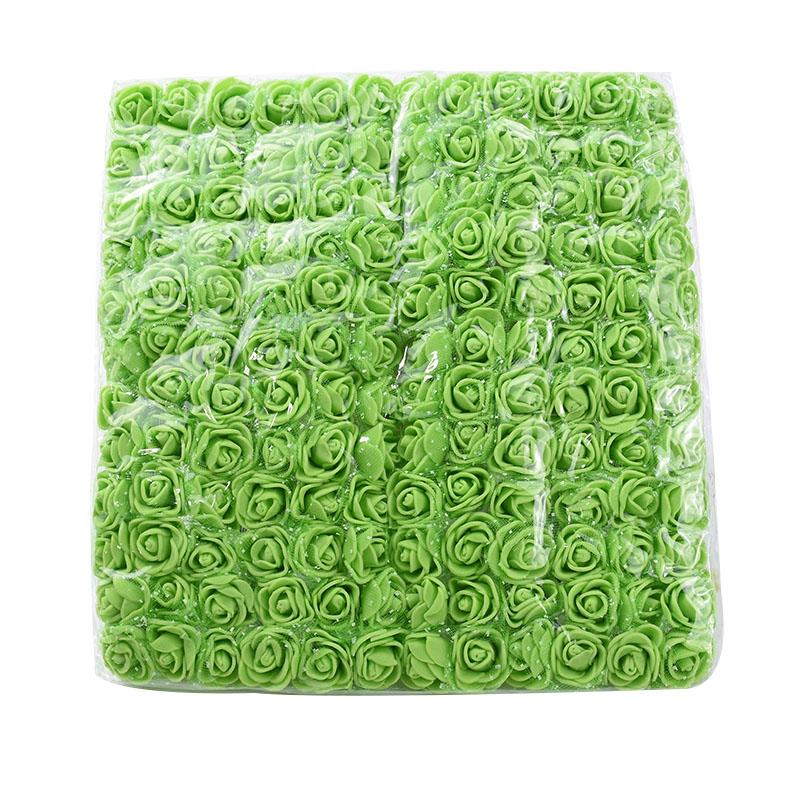 144pcs Artificial Flower PE Rose Outdoor UV Protection Garden Arch Wreath Wedding Home Diy Gift Box Festival Scrapbook Car Decor