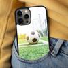 Football Soccer Soft Phone Case for iPhone 17 Air 16e Pro max 15 Pro 13 14 Plus 11 12 MagSafe Magnetic Coque