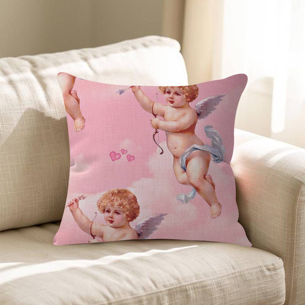 Kensington Kiss Cherub Pillow Gift Home Office Decoration Pillow Bedroom Sofa Car Cushion CoverPillow Case