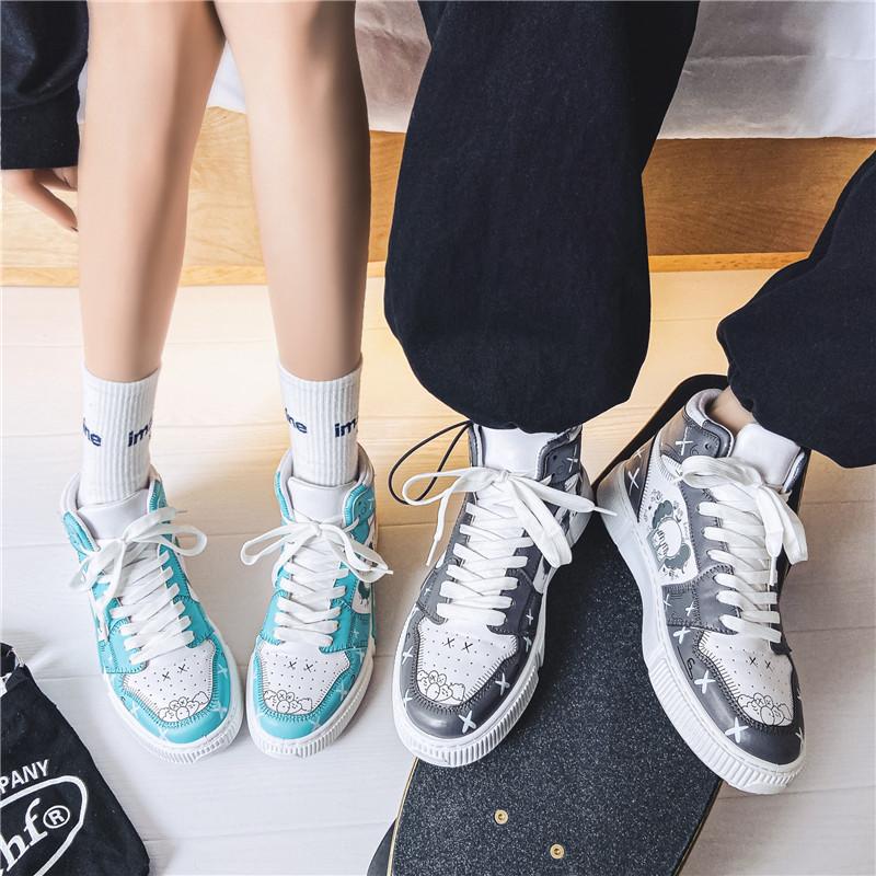 Goedkope Anime mannen schoenen mode sneakers voor vrouwen casual schoenen  reizen mannen running high top sesamstraat canvas schoenen kopen — gratis  levering, eerlijke reviews met foto's — Joom