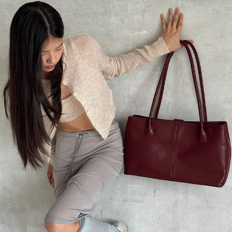 Koimooi Clip Tote Bag Large (Burgundy)