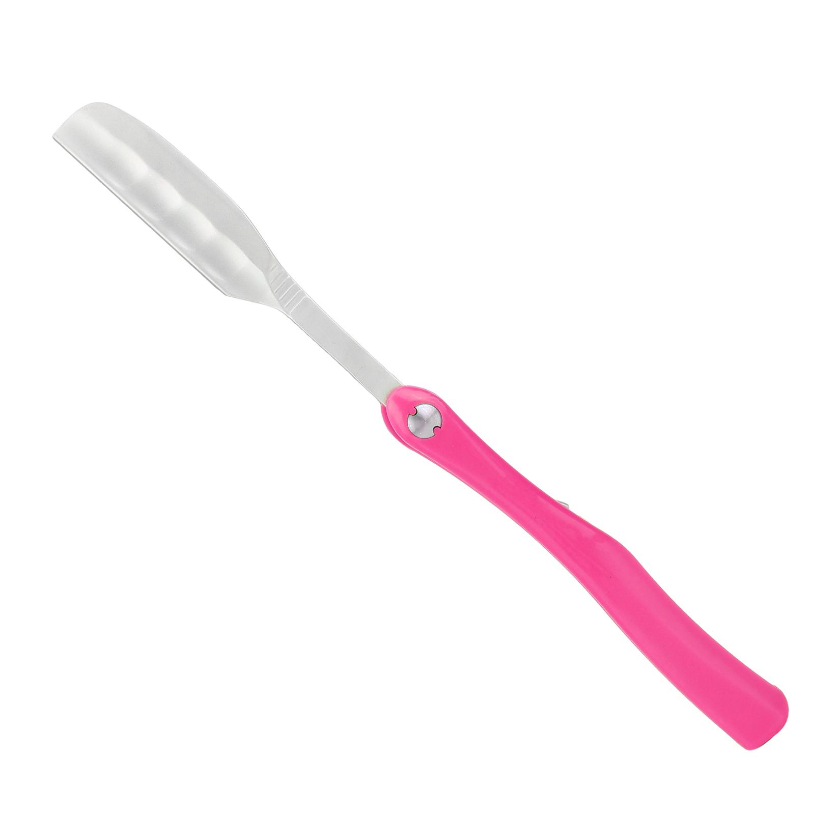 Brd Shaving Blade Holder AntiSlip Facial Hair Shaving Knife Blade Holder Tool Accessory(Purple )