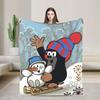 Der kleine Maulwurf Warme Decke Kinder Plüsch Überwurf Ästhetisch Outdoor Flanell Bettüberwurf Sofa Bettbezug