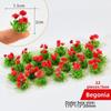 22pcs/set Multicolors DIY Miniature Garden Decor Plastic Landscape Wargame Grass Tufts