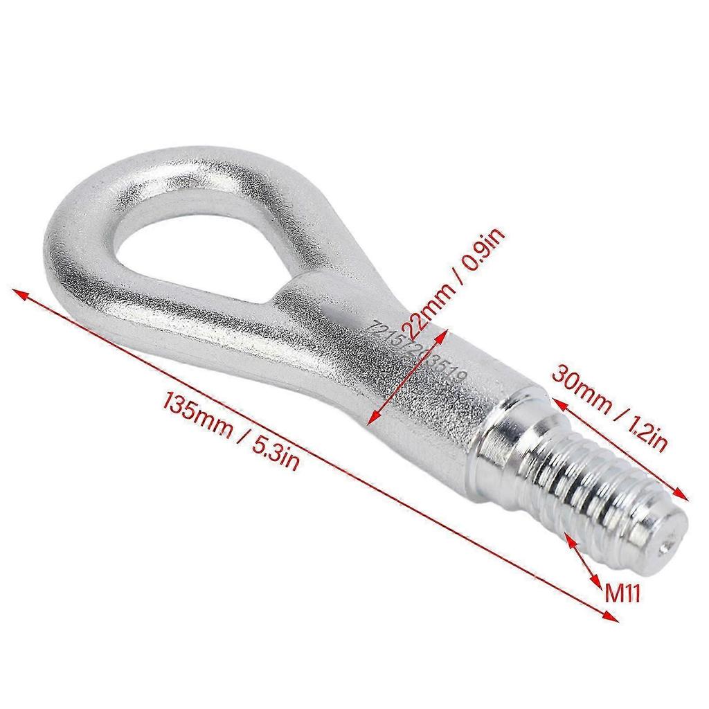 Front Bumper Towing Eye Hook 72151965186 Trailer Ring Replacement Compatible with Cooper R50 R52 R55 R56 R57 Models