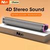 4D Bilgisayar Hoparlör Çubuğu Stereo Ses Subwoofer Bluetooth Hoparlör Macbook Dizüstü Dizüstü PC Müzik Çalar Kablolu Hoparlör