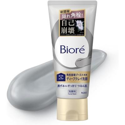 Biore Ouchi de Este Tiefenreinigender Ton-Schaum 180g Poren, Mitesser, Talg und abgestorbene Hautzellen Ton-Reiniger, 2 Stück