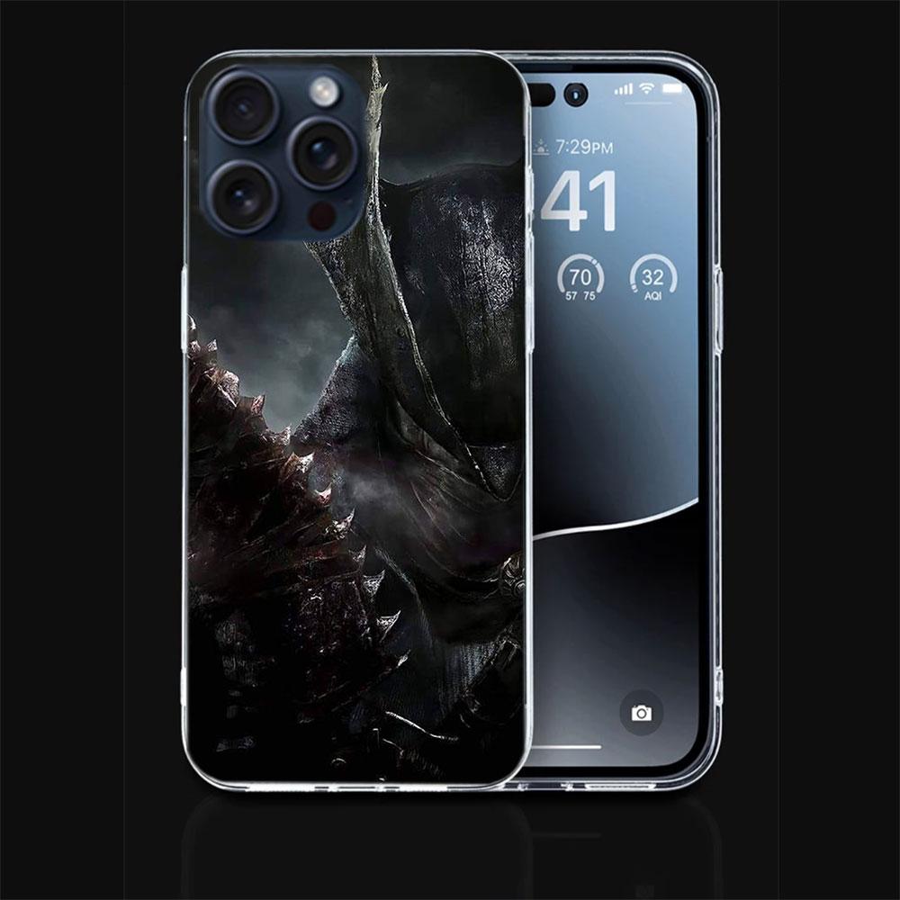 Game Bloodborne Capa Phone Case For Iphone 17 Air 16 Pro Max 15 12 Pro 14 Plus 17E 16E 11 13 Mini Cover Cases Fundas Cell Clear