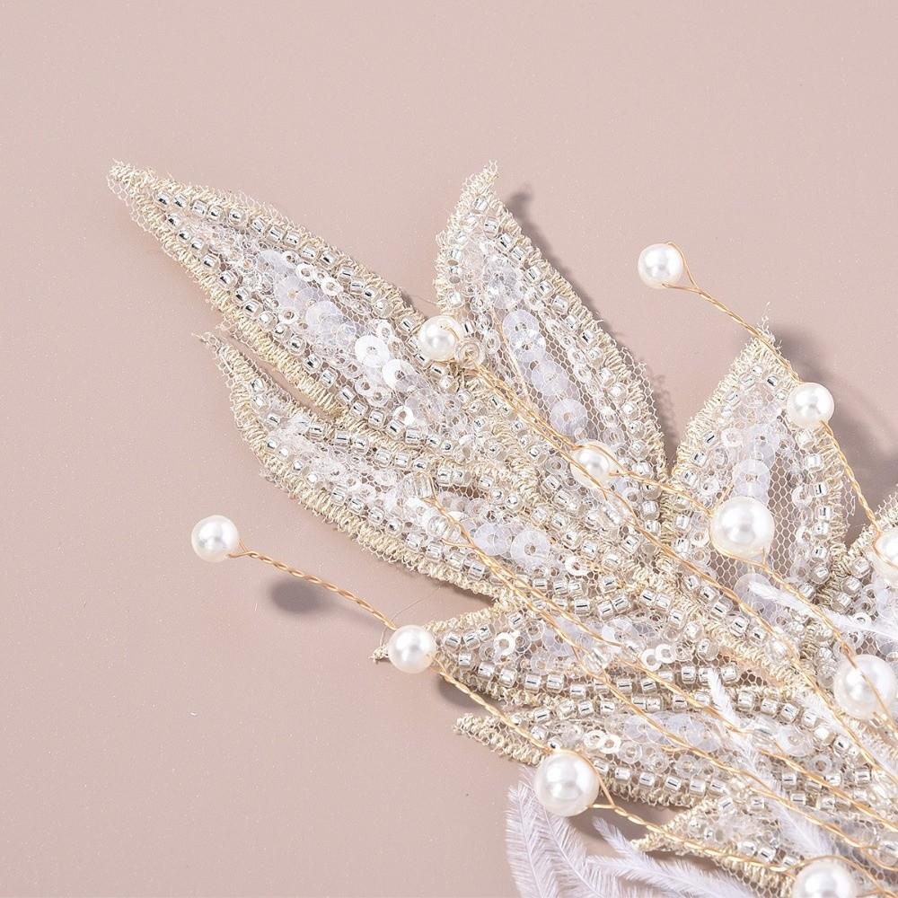 Wedding Hair Accessories Crystal Hairband Handmade Bridal Headdress Bridal Hair Clip Prom Party