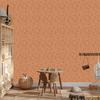 Wallpaper Geometric pattern orange background, orange center 50x1000