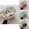Stylish Trendy Korean Pu Leather Shoulder Crossbody Bag For Women In Solid Colors