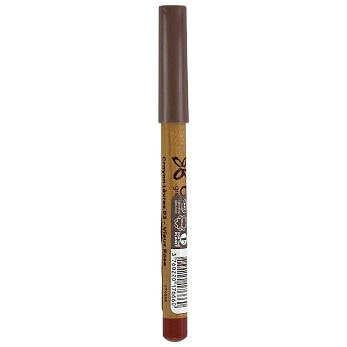-Boho Lèvres Crayon 01 Carmin (Teinte : 03 : Vieux Rose)