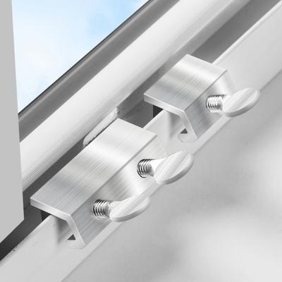 Zasuwy blokujące okna przesuwne ze stopu aluminium Urządzenie ograniczające stałe Trwałe klipsy do drzwi przesuwnych Okno