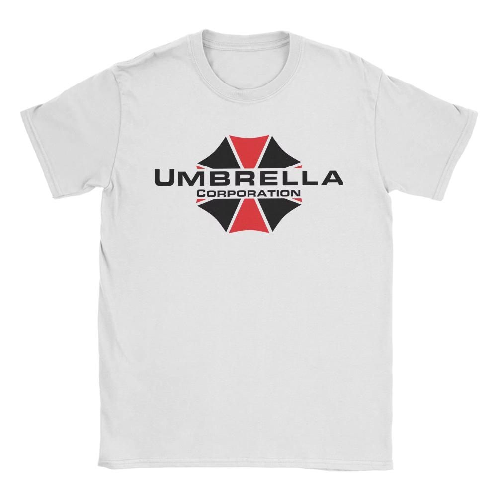 Umbrella Corporation Logo Pánská Dámská Trička Vtipná Trička Krátký Rukáv Kulatý Výstřih Pánské Tričko Čistá Bavlna Dárek k Narozeninám Oblečení