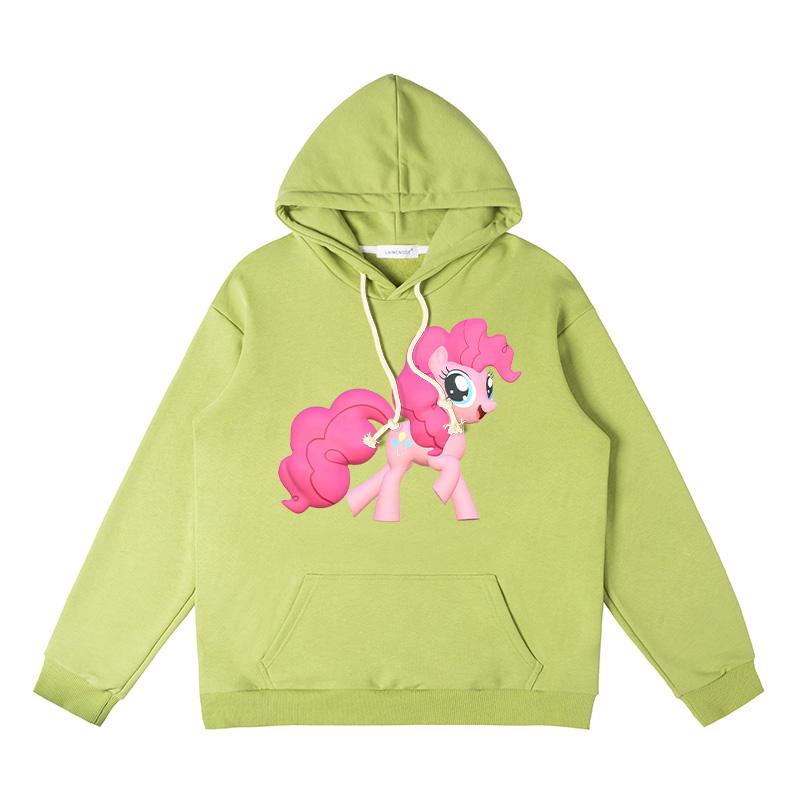 Hooded Sweater My Little Pony Clothes Casual Pinkamena Diane Pie Loose 2025 Comfortable Anime Women's Hoodie Multi-color Cartoon