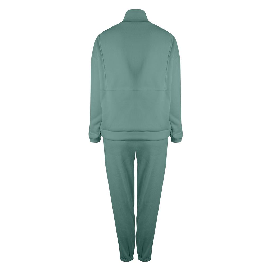 Women 2 Piece Outfits Sweatsuit Set Half Zip Long Sleeve Oversized Sweatshirt And Pencil Pants Wide Leg Sweatpant Set Tracksuit