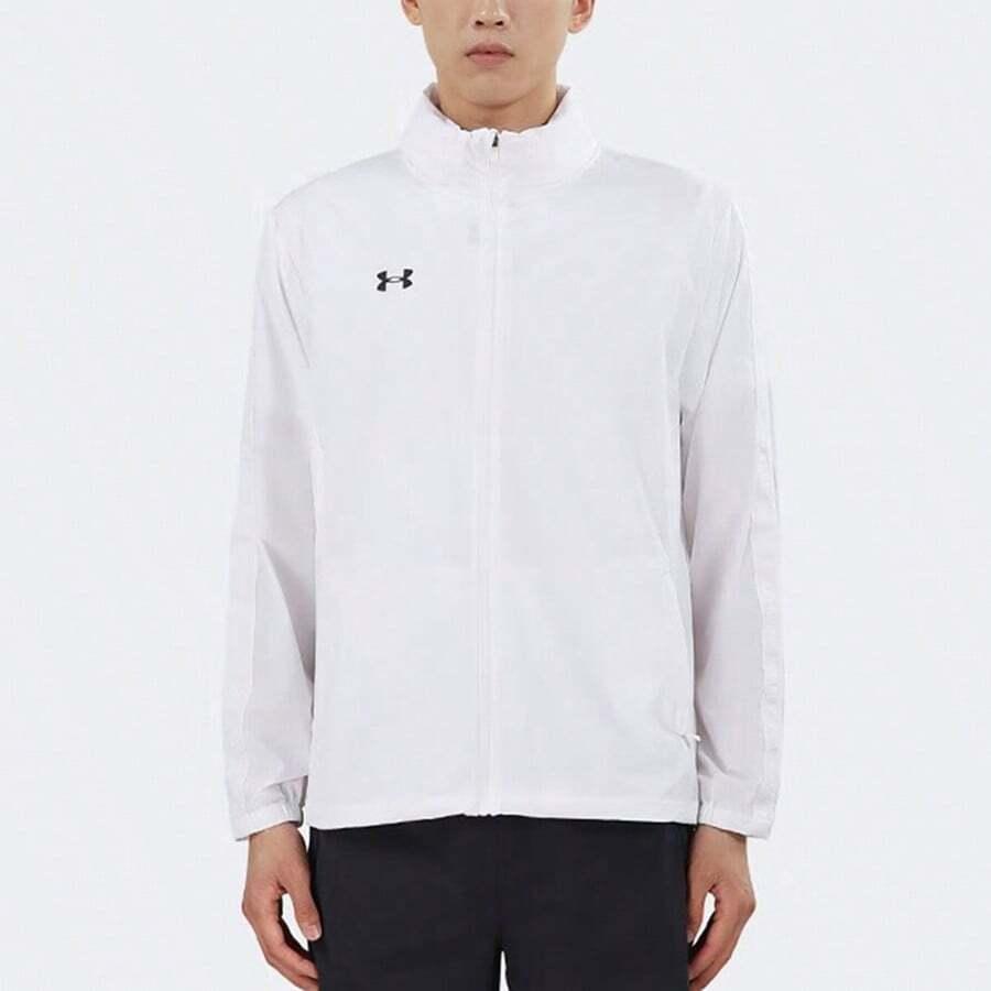 Under Armour Stretchable Packable Hooded Sports Woven Jacket Men Jacket White 22500408-100