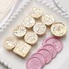 Copper Wax Seal Stamp Retro Moon Star Sealing Wax Stamp Head For Wedding Invitation Gift Packaging Cards Metal Head