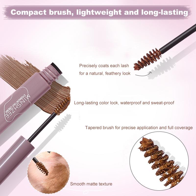 4 Colors Eyebrow Tint Waterproof Long Lasting Coffee Brown Color Eyebrow Gel Paint Eyebrow Tint Makeup Tool Brow Enhancer Cream