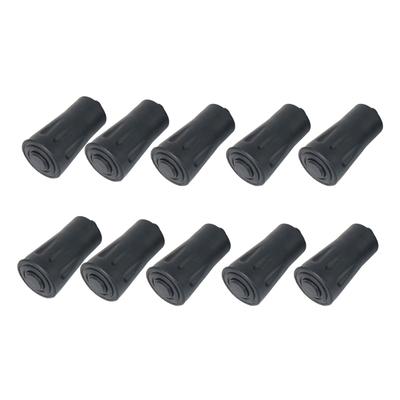 Multipurpose Nonslip Cane Tip Protectors Trekking Poles Feet Rubber Texture Suitable for Ground Contact During Activity