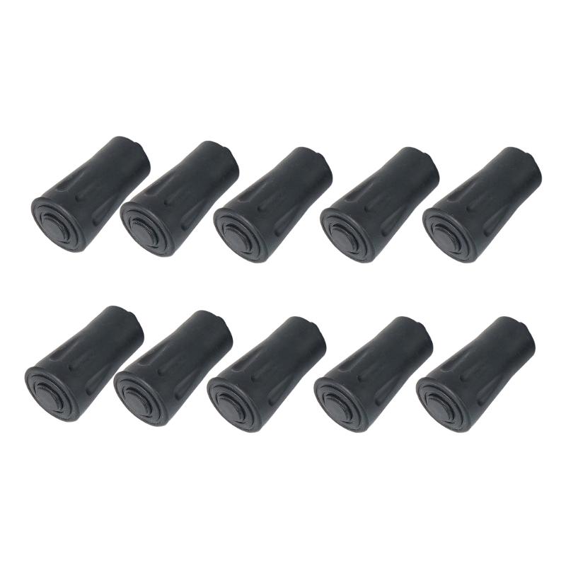 Trekkingstockspitze zur Verbesserung des Griffs Wanderstockzubehör Gummitextur für verbesserte Balance auf rutschigen Wegen