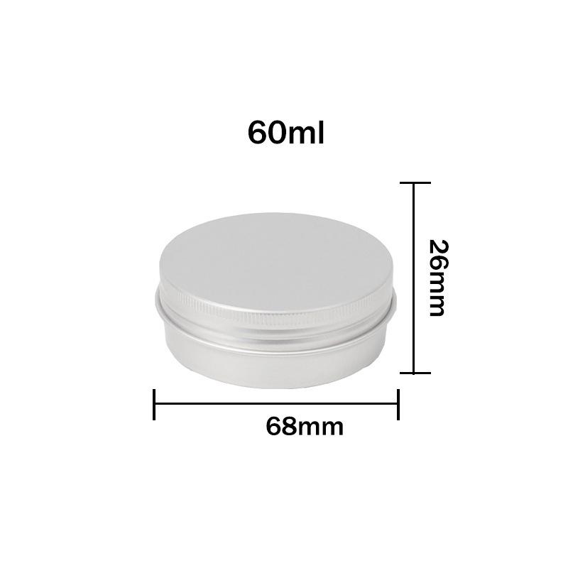 5g-250g Multi-Size Multi-Color Threaded Aluminum Tea Box Metal Can