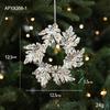 Silver Irregular Electroplated Christmas Tree Ornaments - Glossy Plastic Pendants In Stock