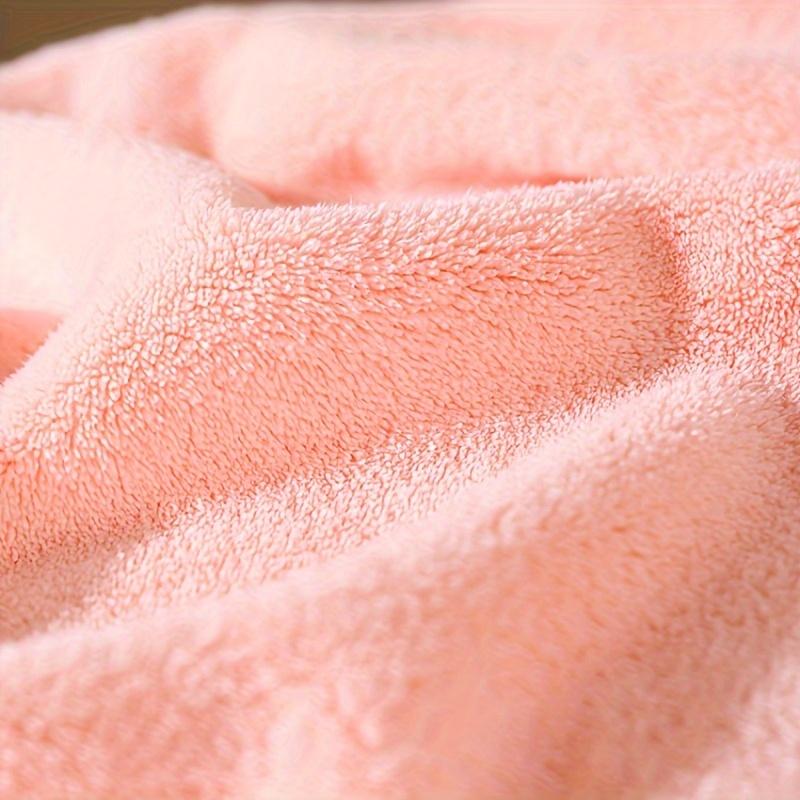 Baby Bath Towel Super Soft Absorbent Bath Fast-Drying Towel Cartoon Embroidery Blanket Coral Fleece Thickened