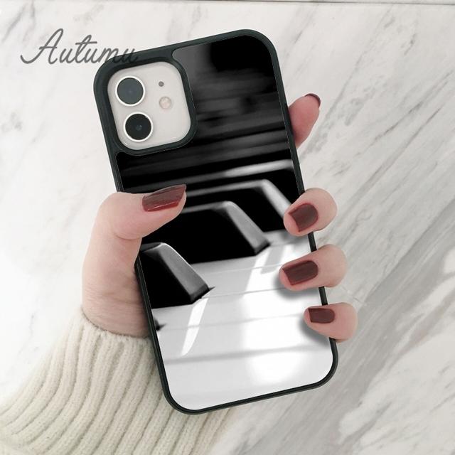 

Чехол для телефона с музыкой «Фортепианная гитара» для iPhone 11 12 13 14 Pro Max mini X XR XS SE 2020 6S 7 8 Plus Samsung Galaxy S21 S22 iPhone 14