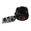 1pcs Polyester Material Sequined Tulle Roll 10 Yards Length Embroidered Sheer Ribbon  For DIY Crafts