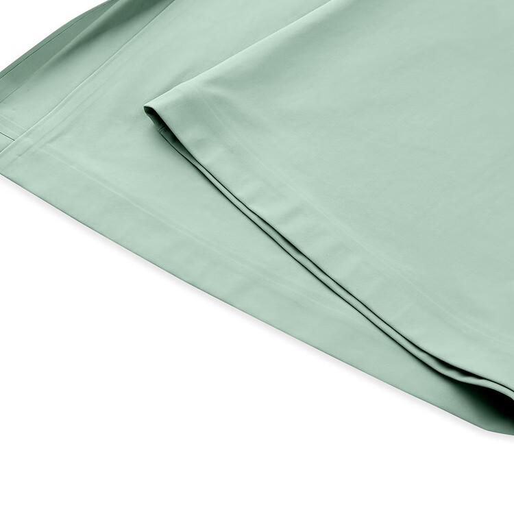 Skechers Classic Series Solid Color Letter Comfortable Versatile Casual Long Skirt Women skirts Iceberg-Green L225W037-05F3