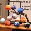 7cm/17cm/27cm Simulation Solar System Planet Sun Mars Plush Pendant Stuffed Jupiter Saturn Uranus Neptune Round Ball Pillow Toys