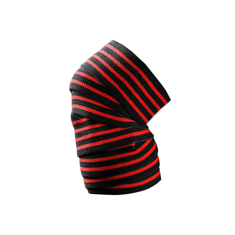 1pc Leg Knee Compression Wraps Gym Weight Lifting Squat Training Knee Protection Bandage Elastic Anti-Slip Sports Knee Brace