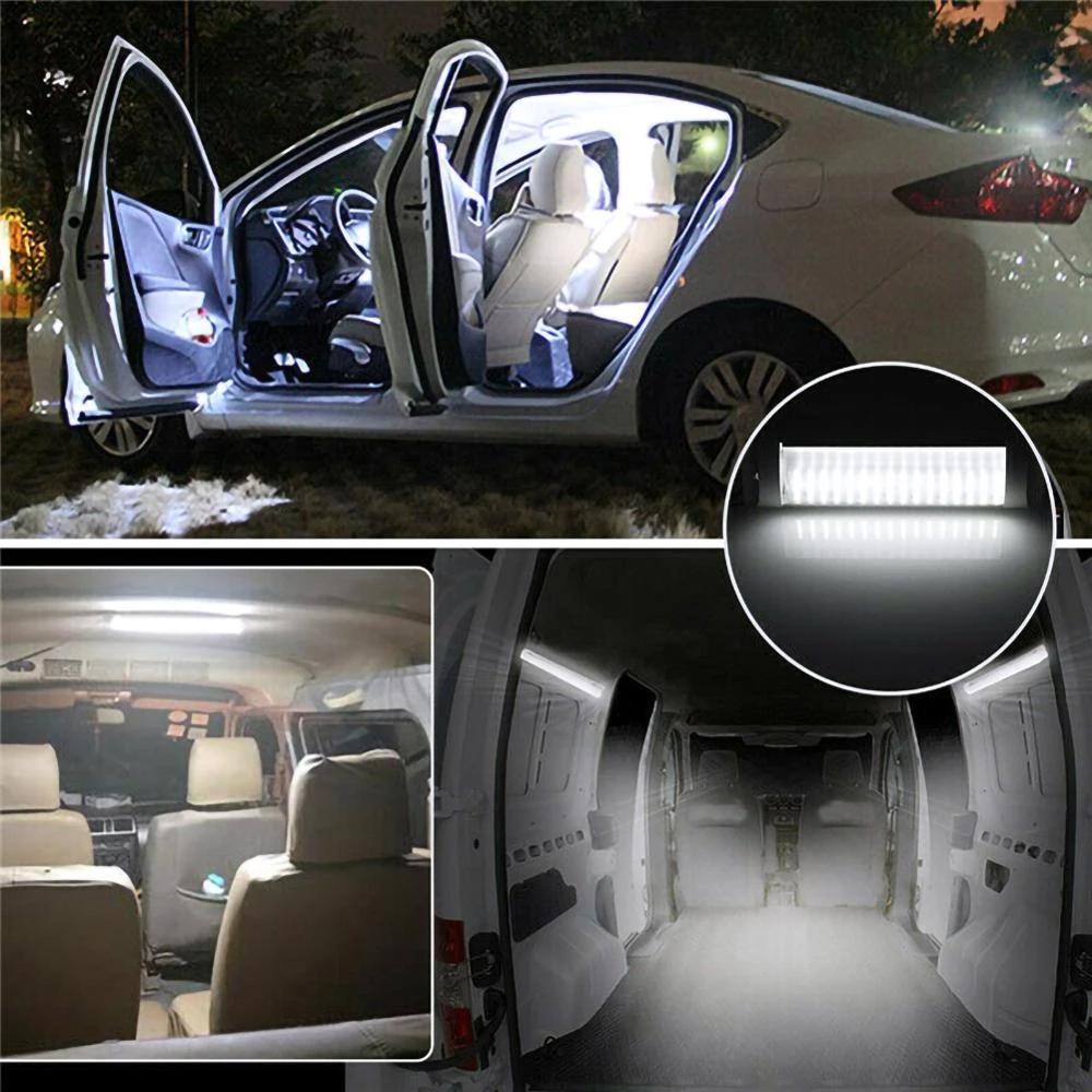 12V 24V Truck Caravan RV Trailer Dome Roof Car LED Interior Light Bright Ceiling Universal Reading Easy Install Boat Motorhome