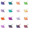 10 Colors Aquatic Animal Desktop Ornaments Plastic Bionic Manta Ray Stingray Toy  Children's Toy